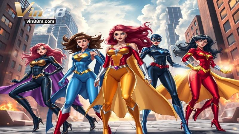 Tổng quan về Nổ hũ biệt đội mỹ nữ Vin88 Tổng quan về Nổ hũ biệt đội mỹ nữ Vin88